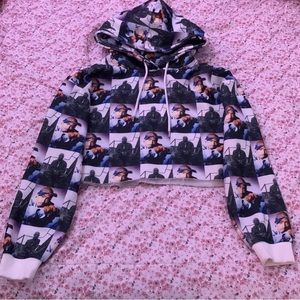 2pac cropped hoodie⭐️